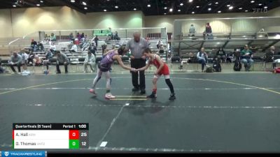 82 lbs Quarterfinals (8 Team) - Aiden Hall, ARES White vs Owen Thomas, Untouchables-Olympia