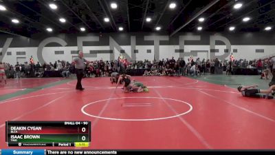 90 lbs Quarterfinal - Isaac Brown, TINO vs Deakin Cygan, BLCA