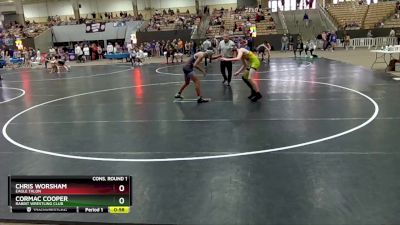 135 lbs Cons. Round 1 - Chris Worsham, Eagle Talon vs Cormac Cooper, Rabbit Wrestling Club