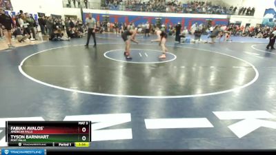 132 lbs Semifinal - Fabian Avalos`, American Falls vs Tyson Barnhart, Post Falls