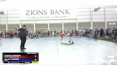 150 lbs Cons. Round 3 - Carter Dowding, Ravage Wrestling Club vs Elijah Sanders, Utah