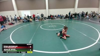 48-54 lbs Round 1 - Ryan Arceneaux, Keller Wrestling Club vs Rosalie Wood, Apex Grappling Academy