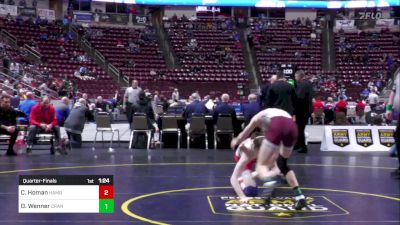 114 lbs Quarterfinal - Chase Homan, Hamburg vs Dalton Wenner, Cranberry