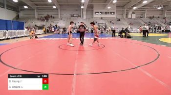 160 lbs Round Of 16 - Donell Young, CT vs Gavin Gomes, NJ