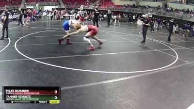 175 lbs Cons. Round 4 - Tanner Schultz, Central Valley Youth Wrestling vs Miles Ramaker, Norfolk Catholic Takedown Club