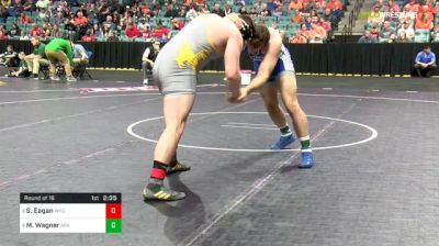 285 lbs Round of 16 - Sam Eagan, Wyoming vs Matt Wagner, Air Force