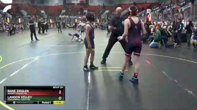 110 lbs Cons. Round 1 - Bane Ziegler, Rocket Trained WC vs Landon Kelley, Roscommon Youth WC