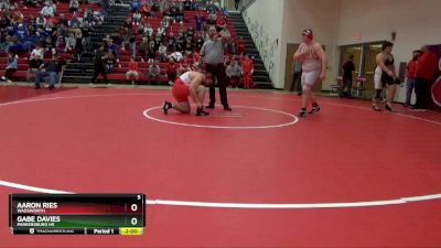 285 lbs Round 2 - Aaron Ries, Wadsworth vs Gabe Davies, Parkersburg HS