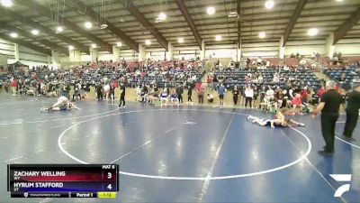 149 lbs 3rd Place Match - Zachary Welling, WY vs Hyrum Stafford, UT