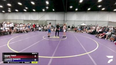 182 lbs Quarters & 1st Wb (16 Team) - Isaiah Twait, Idaho vs Connor Padgett, Kansas Blue