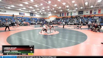 197 lbs Quarterfinal - Jarrod Setliff, Otterbein University vs Gabriel Zierden, Concordia College (Moorhead)