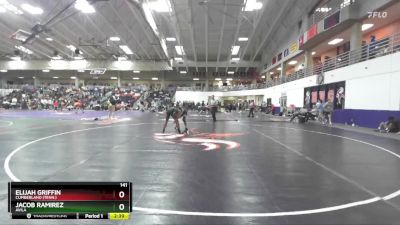 141 lbs Cons. Round 3 - Jacob Ramirez, Avila vs Elijah Griffin, Cumberland (Tenn.)