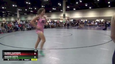 120 lbs Round 5 (8 Team) - Angel Williams, Charlie`s Angels-FL Blk vs Angelina Vaquer, Orange City Titans