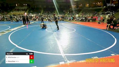 76 lbs Quarterfinal - Erik Klichurov, Izzy Style vs Jaxson Boucher, Michigan Grappler RTC