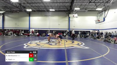 157 lbs Semifinal - Boburjon Berdiyorov, New England College vs Kaleb Pool, Southern Maine