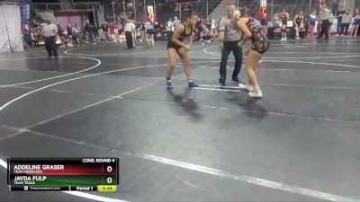 138 lbs Cons. Round 4 - Addeline Graser, Team Nebraska vs Jayda Fulp, Team Texas