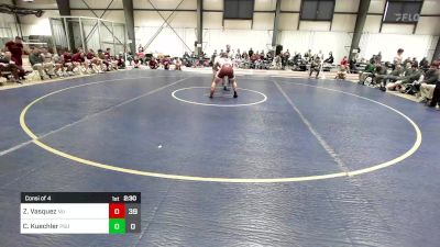 197 lbs Consi Of 4 - Zachary Vasquez, Norwich vs Christian Kuechler, Plymouth