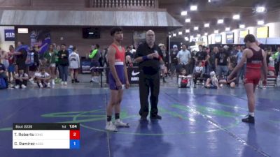 52 kg Cons 32 #1 - Tristen Roberts, Sons Of Atlas Wrestling Club vs Christopher Ramirez, Aces Wrestling Academy