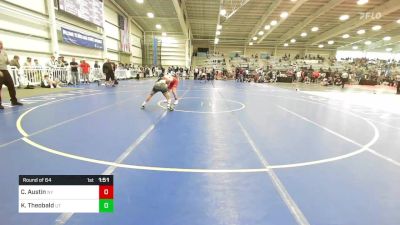 126 lbs Round Of 64 - Collen Austin, NY vs Kael Theobald, UT