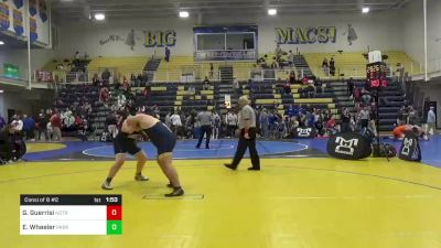 285 lbs Consi Of 8 #2 - Gino Guerrisi, Notre Dame GP vs Eli Wheeler, Parkersburg South-WV