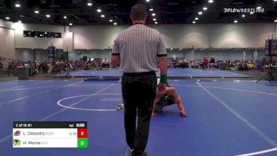 184 lbs C Of 16 #1 - Logan Deacetis, Bucknell vs Hunter Morse, Utah Valley