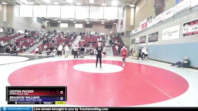 120 lbs Round 2 - Jaxton Packer, Upper Valley Aces vs Brandon Williams, Bonners Ferry Wrestling Club