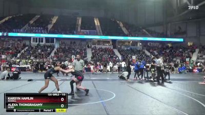 115 lbs Semifinal - Alexa Thongrasamy, Derby vs Karsyn Hamlin, Russell