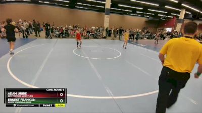 77 lbs Cons. Round 3 - Ernest Franklin, Scots Wrestling Club vs Adam Uribe, Best Trained Wrestling