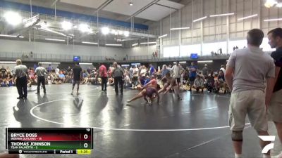 138 lbs Semis & 3rd Wb (16 Team) - Thomas Johnson, Team Palmetto vs Bryce Doss, Indiana Outlaws