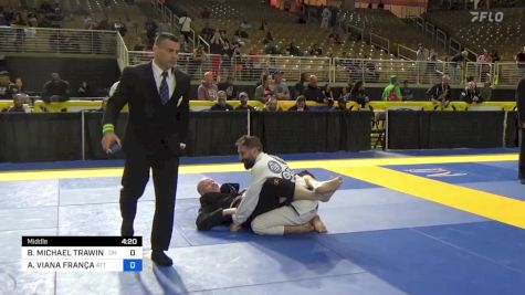 BENJAMIN MICHAEL TRAWINSKI vs ALEXANDRE VIANA FRANÇA 2024 Pan Jiu Jitsu IBJJF Championship