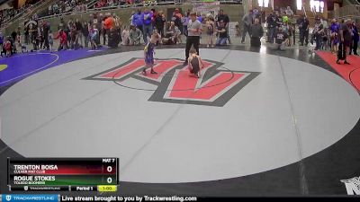 43 lbs Cons. Round 2 - Trenton Boisa, Culver Mat Club vs Rogue Stokes, Toledo Boomers