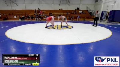 172 lbs Championship Bracket - Brian Haran, Daniel Cormier Wrestling Academy vs Kaden Bennie, Sanderson Wrestling Academy