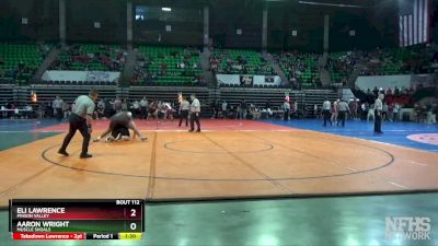 285 lbs Quarterfinal - Eli Lawrence, Pinson Valley vs Aaron Wright, Muscle Shoals