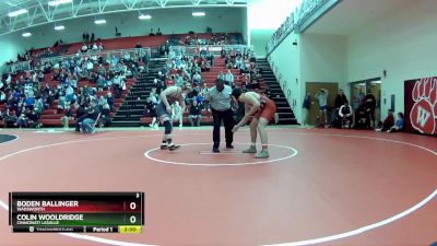 190 lbs Round 1 - Colin Wooldridge, Cinncinati LaSalle vs Boden Ballinger, Wadsworth