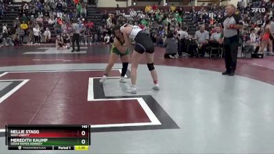 140 lbs Round 1 - Meredith Kaump, Cedar Rapids Kennedy vs Nellie Stagg, West Liberty