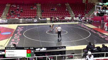 141 lbs Finals (2 Team) - Joshua Viarengo, Davidson vs Wyatt Henson, Lock Haven