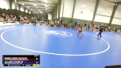 49-56 lbs Cons. Round 1 - Radek Crook-Hutsler, White River Hornets Wrestling Club vs Eduardo Mares Jr, Mat Demon Wrestling Club