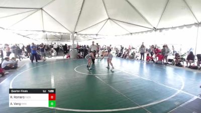 113 lbs Quarterfinal - Richard Romero, Tucson Pride WC vs Aden Vang, Mira Mesa HS