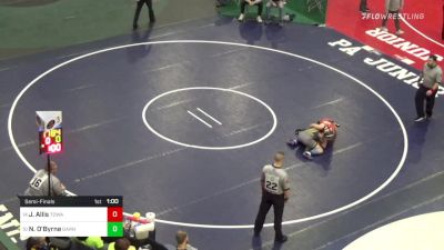 119 lbs Semifinal - Jc Allis, Towanda vs Neve O'Byrne, Garnet Valley