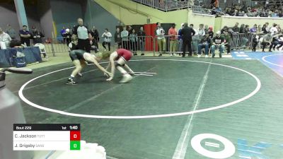 101 lbs Quarterfinal - Cooper Jackson, Tuttle vs Jaxon Grigsby, Sand Springs