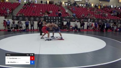 65 kg Cons 4 - Travis Cardenas, Grindhouse Wrestling Club vs Wyatt Medlin, Illinois Regional Training Center/Illini WC