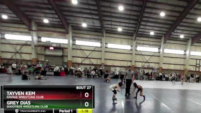 58 lbs Semifinal - Tayven Kem, Ravage Wrestling Club vs Grey Dias, Shootbox Wrestling Club