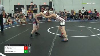 90 lbs Rr Rnd 5 - Keegan Ramsay, Red Hawk vs Isaac McGregor, Jr Terps Xtreme