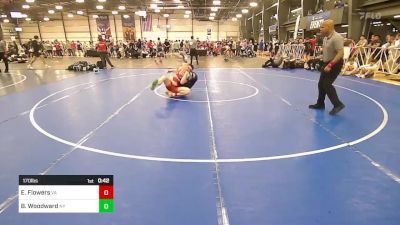 170 lbs Consi Of 8 #2 - Ethan Flowers, VA vs Braidon Woodward, NY