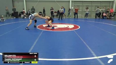 125 lbs Semifinal - Tharin Svetanant, Machine Shed Wrestling vs William Etu, Wild Buffalo Wrestling Club