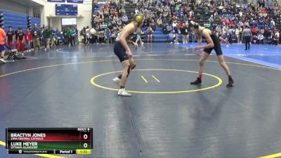 126 lbs Champ. Round 1 - Luke Meyer, OTTAWA-GLANDORF vs Bractyn Jones, LIMA CENTRAL CATHOLIC