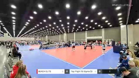BEACH ELITE vs Top Flight 15 Sigma (GL) - 2022 JVA World Challenge presented by Nike - Expo Only