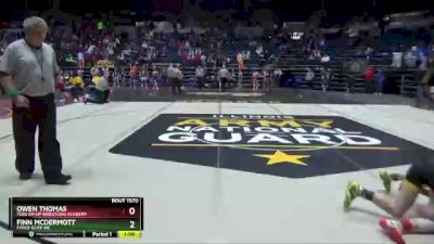 80 lbs Semifinal - Finn McDermott, Force Elite WC vs Owen Thomas, Toss Em Up Wrestling Academy