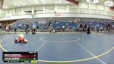 64 lbs Quarterfinal - Jaelyn Anderson, Nebraska Wrestling Academy vs Hadlee Worrell, Big Game Wrestling Club