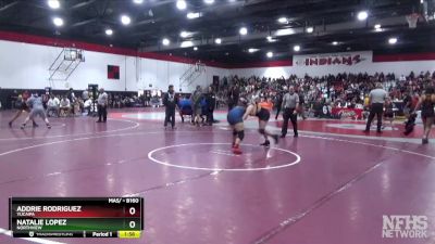 Quarterfinal - Natalie Lopez, Northview vs Addrie Rodriguez, Yucaipa